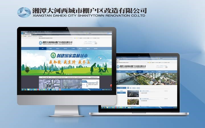 湘潭大河西城市棚户区改造有限公司 网站开发 