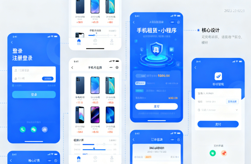 手机租赁小程序开发-核心功能全解析