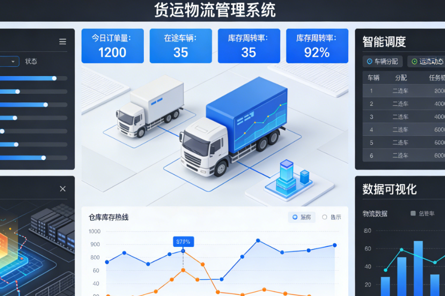 货运物流系统开发：赋能物流全链高效运转