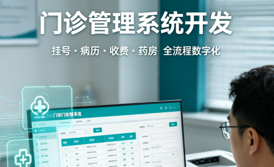 门诊管理系统开发详解：挂号预约+电子病历+收费药房一体化解决方案